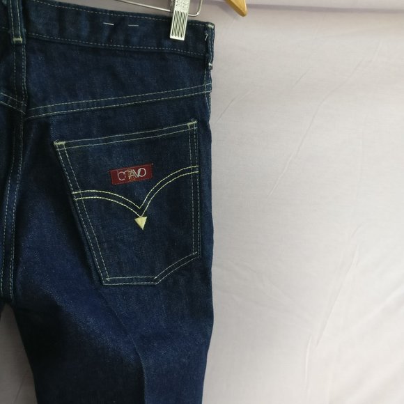 Vintage 90s Highrise Classic Straight Leg jean w31 +MEASUREMENT Rigid denim - Picture 11 of 12